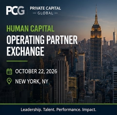 Human Capital Operating Partner & Value Creation Exchange